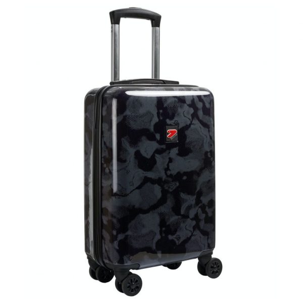 Trolley Seven THE DOUBLE Bagaglio a Mano Nero