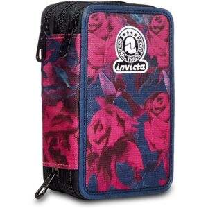 Astuccio 3 Zip ROSES Invicta Fantasy