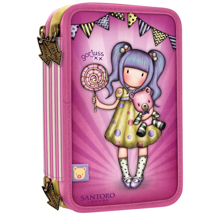Safta Mappe Gorjuss Fairground – 4 Ringe, 30 Mm, Bunt, Mit Nachfüllpack