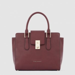 Borsa Piquadro Donna Piccola in pelle Dafne Bordeaux