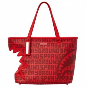 Sprayground Borsa Shopping RED INFINITI SHARK BITE