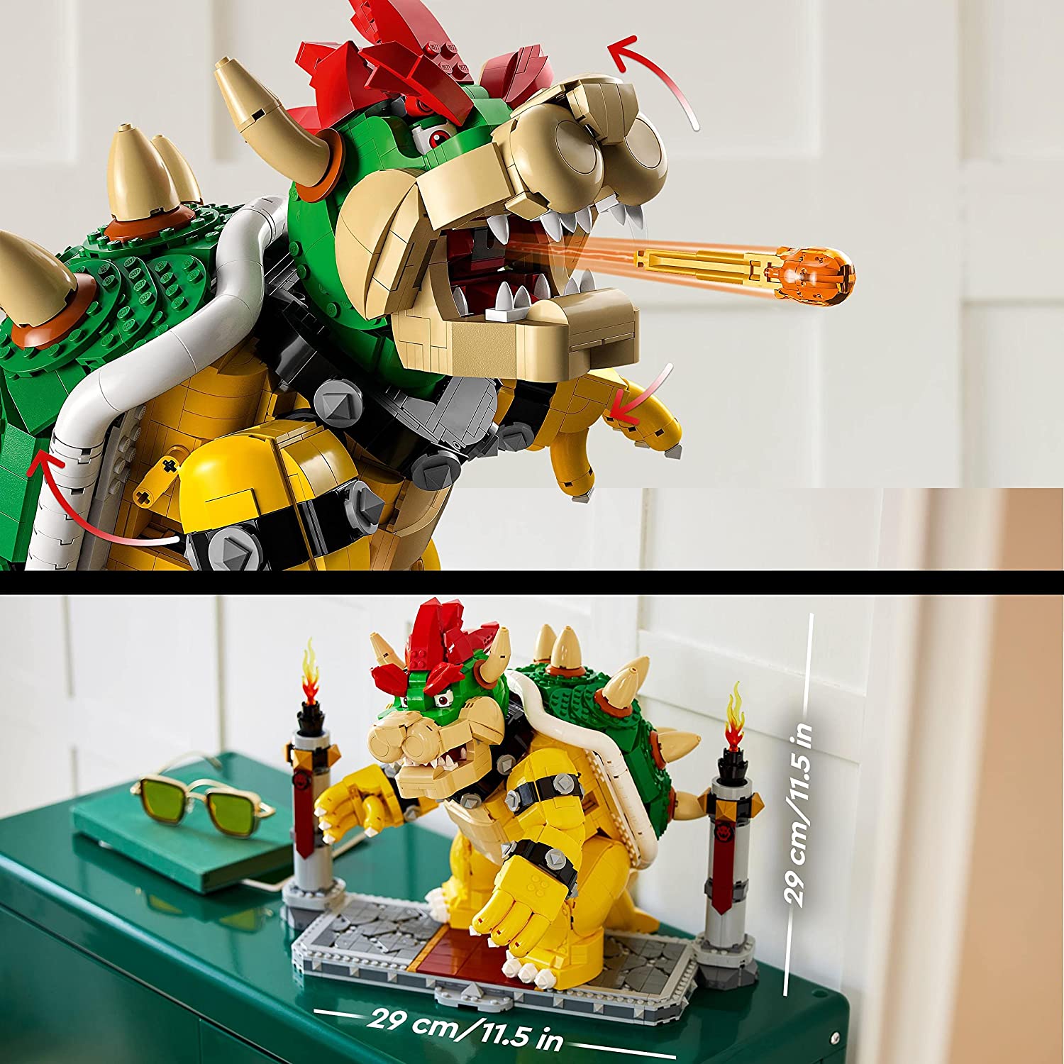Lego SUPER MARIO Il potente Bowser a