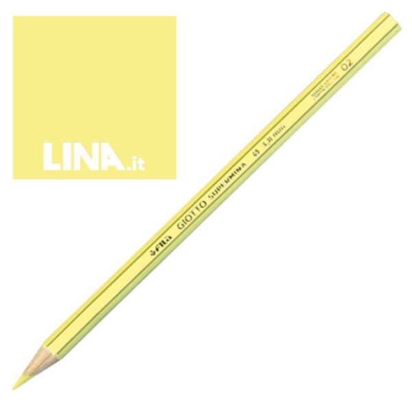 Giotto matita in legno refil Supermina giallo limone - 239002