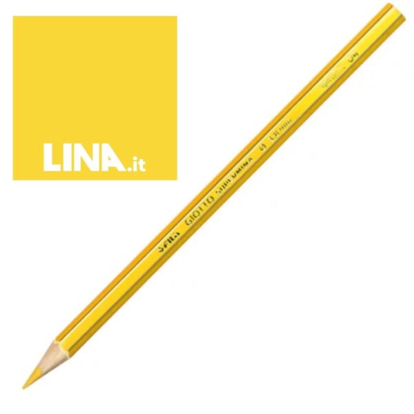 Matita Giotto in legno refil SUPERMINA giallo scuro - 239004