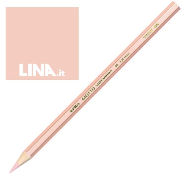 Matita Giotto in legno refil SUPERMINA rosa carne - 239005