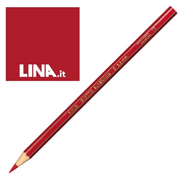 Giotto matita in legno refil Supermina rosso carminio - 239013