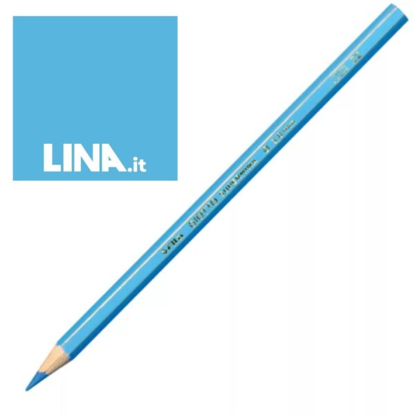 Giotto matita in legno refil Supermina azzurro celeste - 239022
