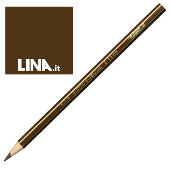 Giotto matita in legno refil Supermina marrone terra ombra - 239033