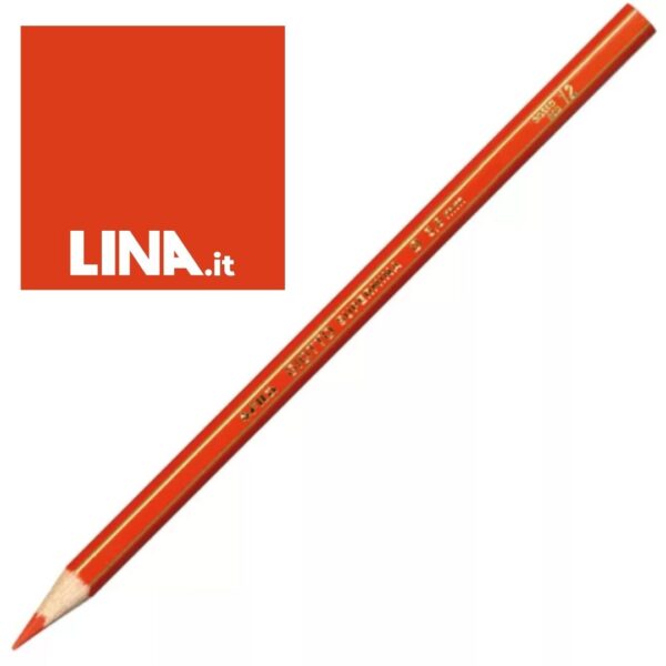 Giotto matita in legno refil Supermina arancione fluo 239052