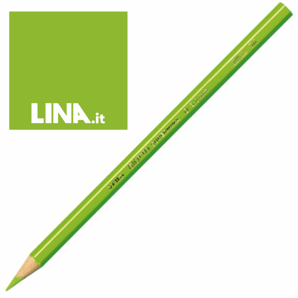 Giotto matita in legno refil Supermina Verde Fluo 239054