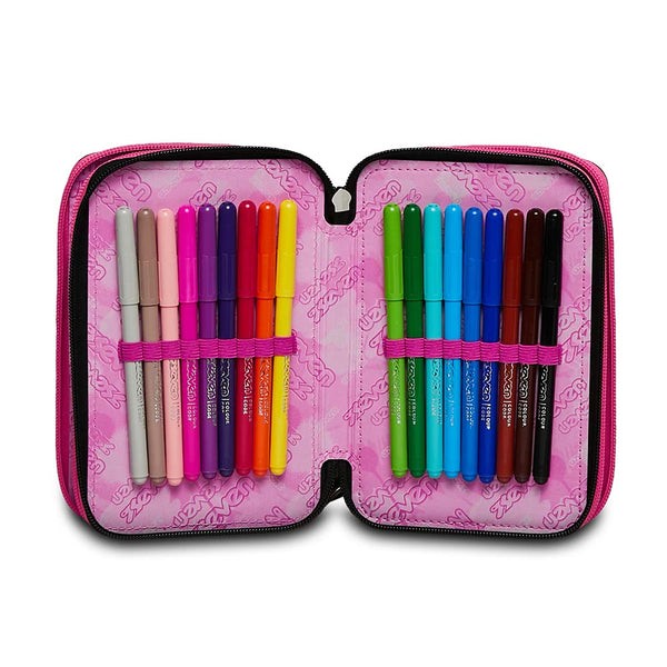 Astuccio 3 Zip Seven Zipper Glamy Girl in offerta a 29.90