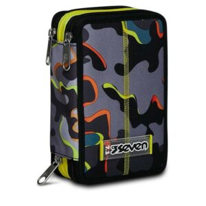 Astuccio 3 Zip Seven Colourjet Boy