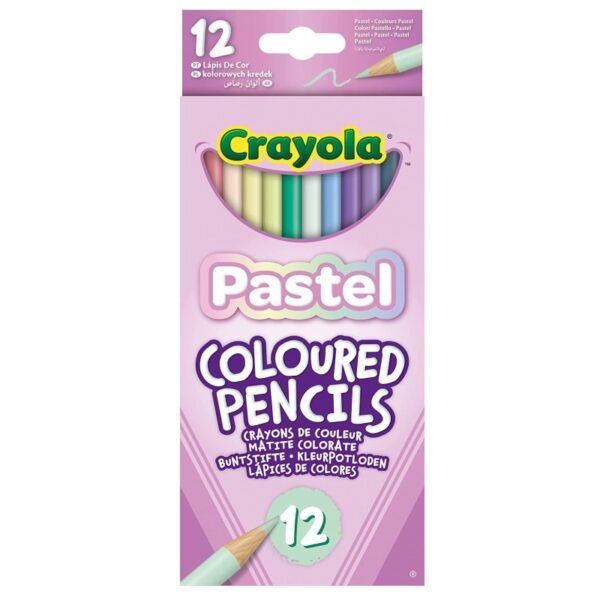 Crayola Pastel Matite Colorate da Disegno Confezione da 12 pezzi