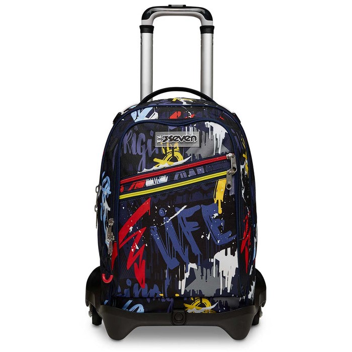 Trolley Invicta Tie & Dye Multicolore 2 in 1 con Spallacci per uso Zaino in  offerta a 69.00