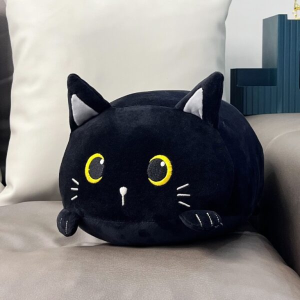 Cuscino Decorativo Plush Pillow Black Cat