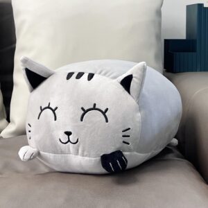 Cuscino Decorativo Plush Pillow Gray Cat