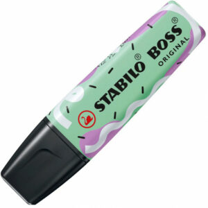 Evidenziatore Stabilo Boss PASTEL by Ju Schnee verde menta SCUOLAWEB