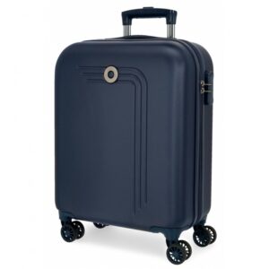 Trolley Movom RIGA Rigido ABS 4 Ruote 55cm Blu