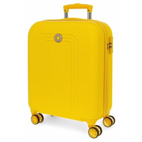 Trolley Movom RIGA Rigido ABS 4 Ruote 55cm Giallo