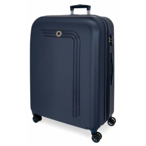 Trolley Movom RIGA Rigido ABS 4 Ruote 70cm Blu