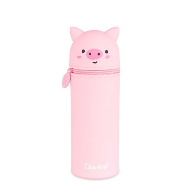 Astuccio 2 in 1 in Morbido Silicone - Kawaii PIG