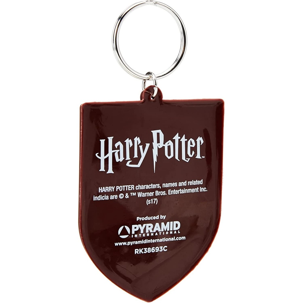Portachiavi Harry potter base legno + decoro gomma idea regalo Harry Potter