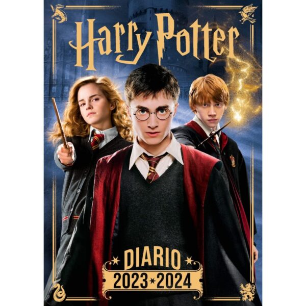 Diario HARRY POTTER  Hogwarts datato 2023/24 12 Mesi 12.5cmx17