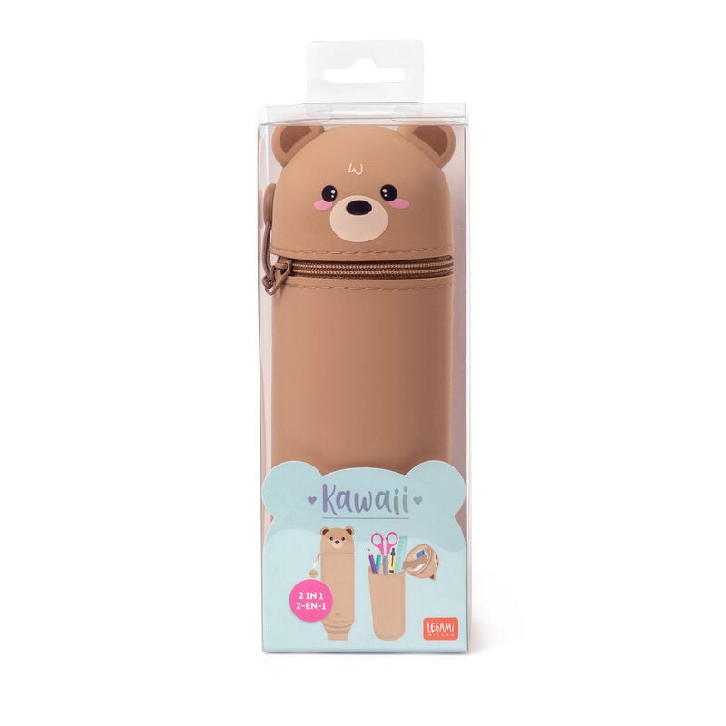 Legami Kawaii - Astuccio 2 in 1 in Morbido Silicone, Piggy