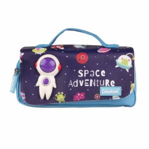 Astuccio Bustina 2 zip Colourbook Squishy Bag Space Adventure