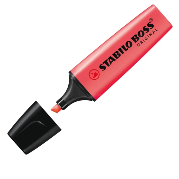 Evidenziatore - STABILO BOSS ORIGINAL - Rosso