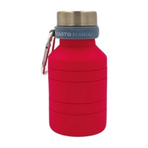 Borraccia Pieghevole in Silicone Cartomania 500ML Fucsia