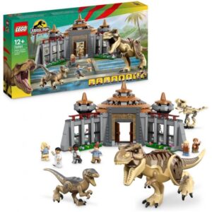Lego JURASSIC WORLD Centro visitatori: l’attacco del T. rex e del Raptor