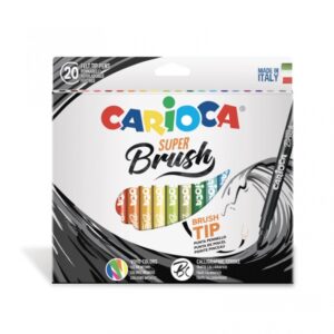 Pennarelli Carioca SUPER BRUSH 20 colori