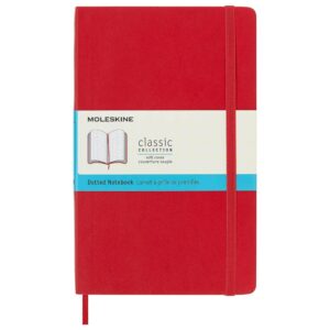 Taccuino Moleskine Classic Morbida 13x21cm Puntini Rosso