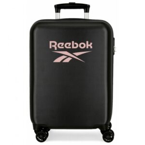 Trolley Reebok Rigido ABS 4 Ruote 55cm Beverly Nero