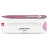 Caran d'Ache Penna a Sfera 849 Colormat Gift Rosa con Astuccio Metallo Slim