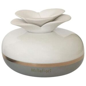 Diffusore per Ambiente Millefiori Milano A Fiore colorazione Grigio/Oro capienza 130 ml