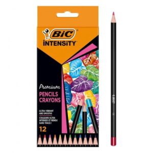 BIC Intensity Premium Matite Colorate Colori Brillanti confezione 12 matite