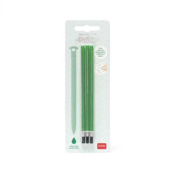 Legami Refill Verde Penna Cancellabile 3 Pezzi