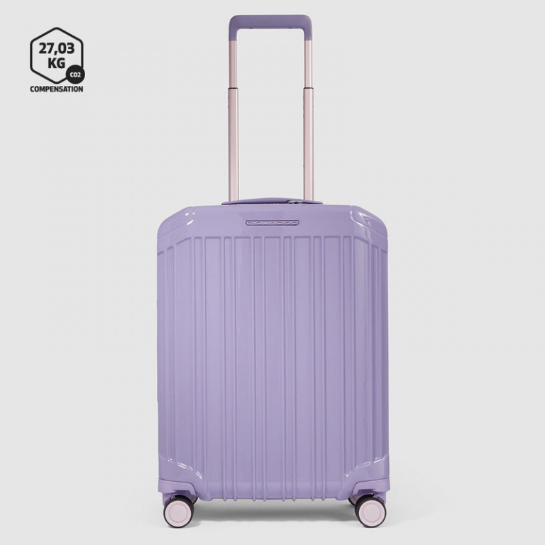 Trolley cabina rigido ultra slim a quattro ruote PQ Light viola a 280.00