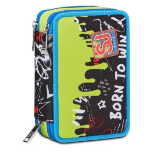 Astuccio 3 Zip Sj Gang Born To Fun Boy