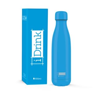Borraccia Termica In Acciaio Inox Blu 500ml