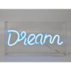Lampada Led con Scritta DREAM 13x23cm USB