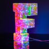 Lampada Lettera F Led altezza 25cm USB