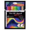 Pennarello Stabilo PEN 68 Brush Arty 18 Colori Assortiti