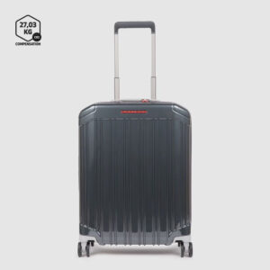 Trolley cabina rigido ultra slim a quattro ruote PQ-Light grigio rosso BV4425PQL/GRR