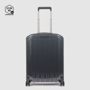 Trolley cabina rigido ultra slim a quattro ruote PQ-Light nero BV4425PQL/N
