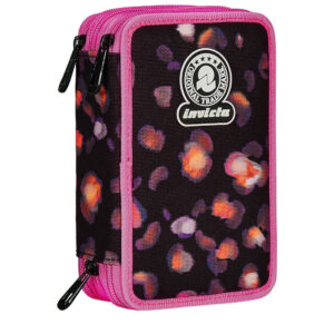Astuccio 3 Zip Invicta Fantasy Darker Nature su linait
