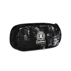 Portapenne Invicta Round Plus Fantasy City Black su linait
