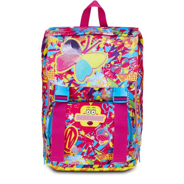Mitama Zaino Estensibile Butterfly Rosa su linait